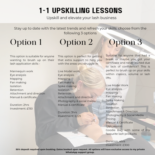 1-1 Upskilling Lessons